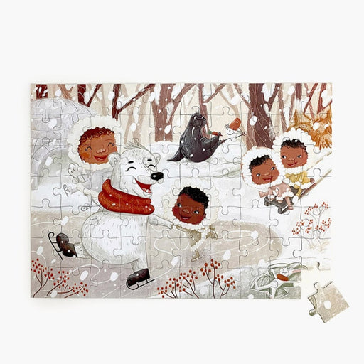 Puzzle Géant Winter Les Loretas - Frosty Loreta par Mrs.Ertha - Cadeaux 25 à 50 euros | Jourès
