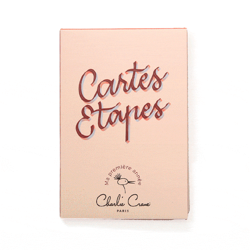 Cartes Étapes Ma Première Année par Charlie Crane - Idées Cadeaux | Jourès