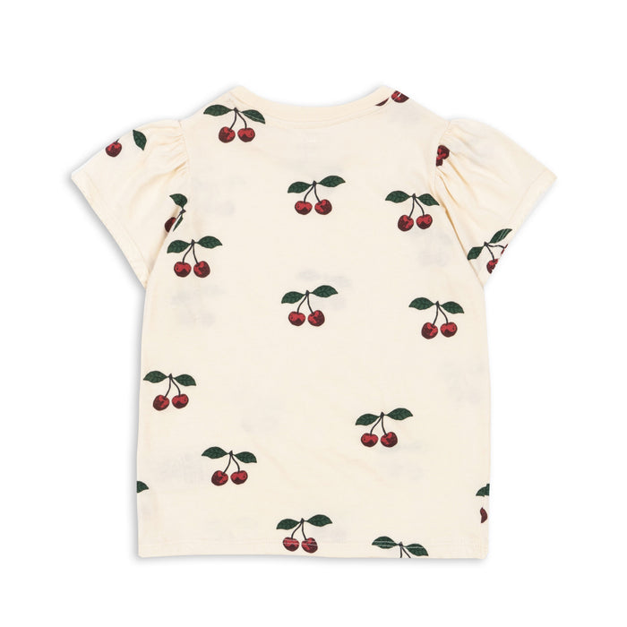 Tee-shirt à manches bouffantes famo - Ma grande cerise par Konges Sløjd - Vêtements, bodies et pyjamas | Jourès