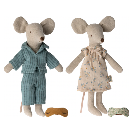 Maman et papa souris dans leur boîte à souris par Maileg - Maisons de poupées et accessoires | Jourès