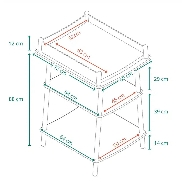Table à langer Pago par Charlie Crane - 0 à 1 an | Jourès