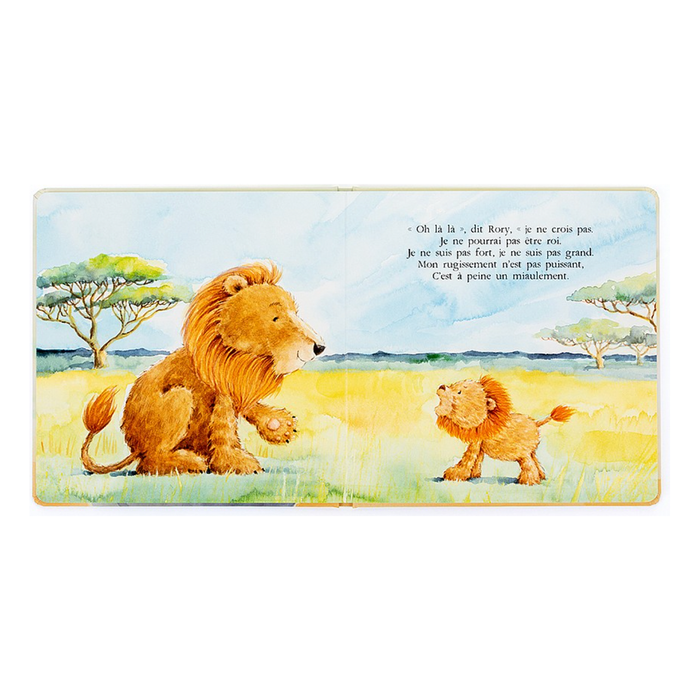 Rory Le Courageux Petit Lion - Livre par Jellycat - 1 à 3 ans | Jourès