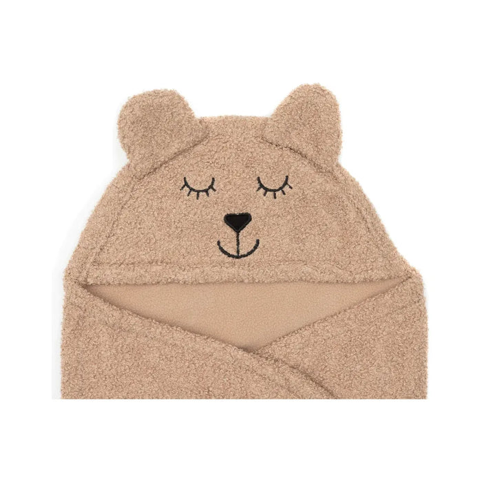 Couverture Bunny - Bear Boucle Biscuit par Jollein - Cadeaux de naissance | Jourès