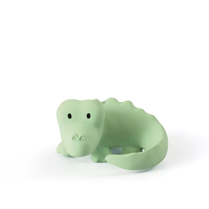 Jouet de dentition et bain Crocodile en caoutchouc naturel par Tikiri - Cadeaux 25 euros et moins | Jourès