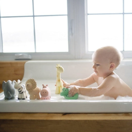 Jouet de dentition et bain Éléphant en caoutchouc naturel par Tikiri - Jeux de bain | Jourès