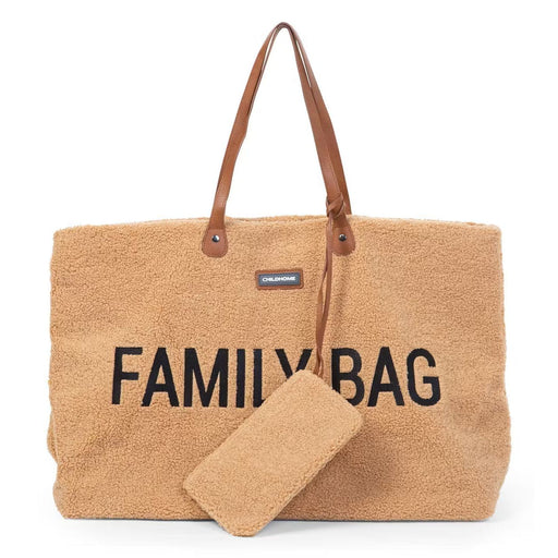 Sac à langer Family Bag - Teddy beige par Childhome - Univers Parents | Jourès