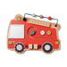 Plateau multi-activités en bois - Camion de pompier par Liewood - Jeux et jouets | Jourès