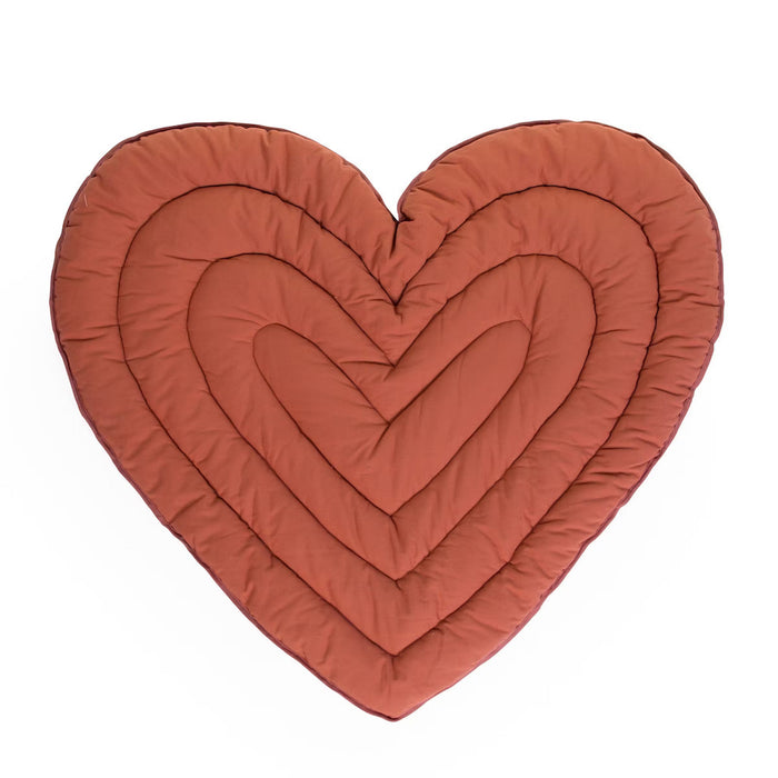 Tapis de jeu coeur - Terracotta par Childhome - 0 à 1 an | Jourès
