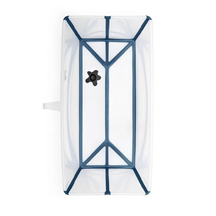Baignoire pliable Bundle avec support nouveau-né - Transparent/bleu par  Stokke