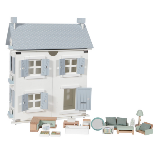 Maison de poupées en bois - accessoires inclus par Little Dutch - Maisons de poupées et accessoires | Jourès