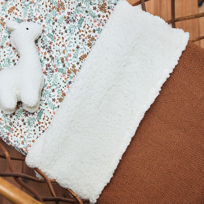 Couverture Teddy Bliss Knit - Caramel par Jollein - Cadeaux de naissance | Jourès