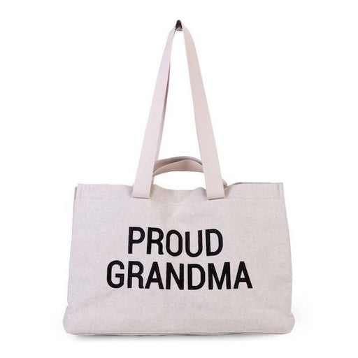 Grand Sac Proud Grandma - Toile Écrue par Childhome - Childhome | Jourès