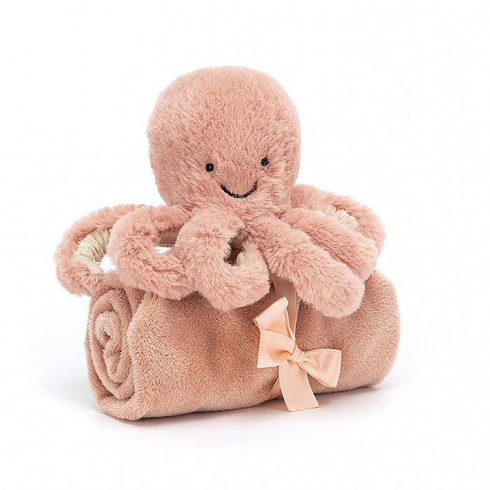 Couverture Doudou Poulpe - Odell Octopus par Jellycat - Cadeaux 25 à 50 euros | Jourès