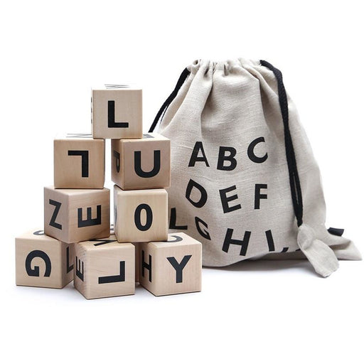 Cubes alphabet - Noir par Ooh Noo - Ooh Noo | Jourès