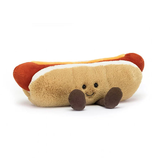 Peluche - Hot-Dog Amusant par Jellycat - 3 à 6 ans | Jourès