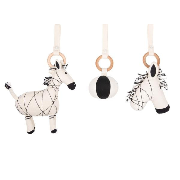 Jouets d'Éveil - Baby Gym Zebra par Little Indians - Arches d'éveil et accessoires | Jourès