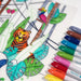 Set de table en silicone à colorier - Wildlife Jungle par Super Petit - 3 à 6 ans | Jourès