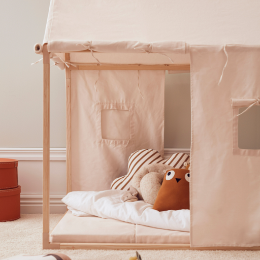 Cabane de Jeu Blanc-Cassé par Kid's Concept - Mobilier | Jourès