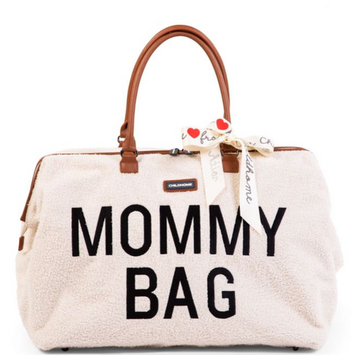 Sac à langer Mommy Bag - Teddy écru par Childhome - Les meilleures ventes | Jourès