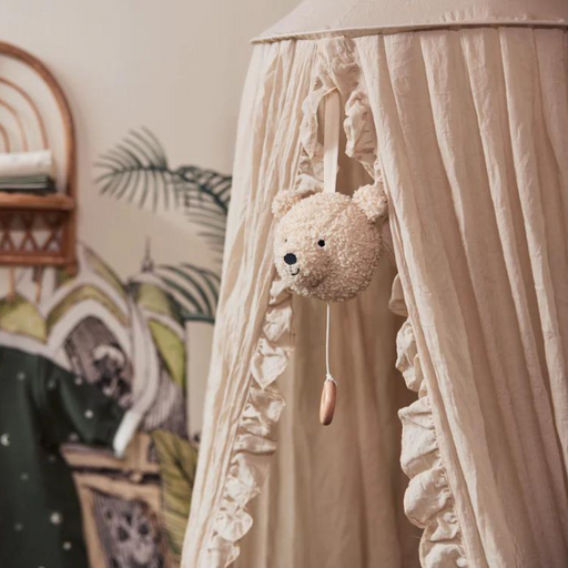 Peluche Musicale Mobile Teddy Bear - Naturel par Jollein - Nouveautés | Jourès