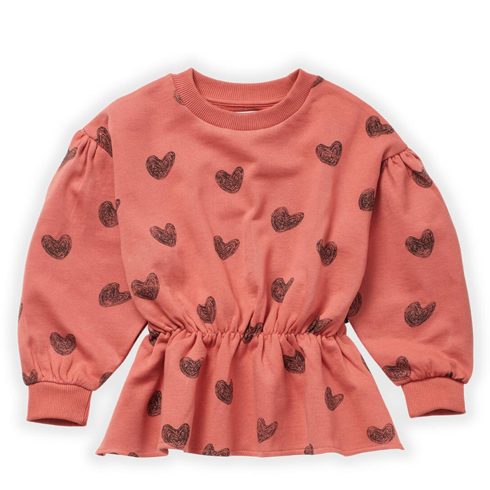 Sweatshirt Peplum Heart par Sproet & Sprout - SOLDES | Jourès