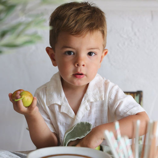 Chemise David - Écru par 1+ in the family - Vêtements, bodies et pyjamas | Jourès